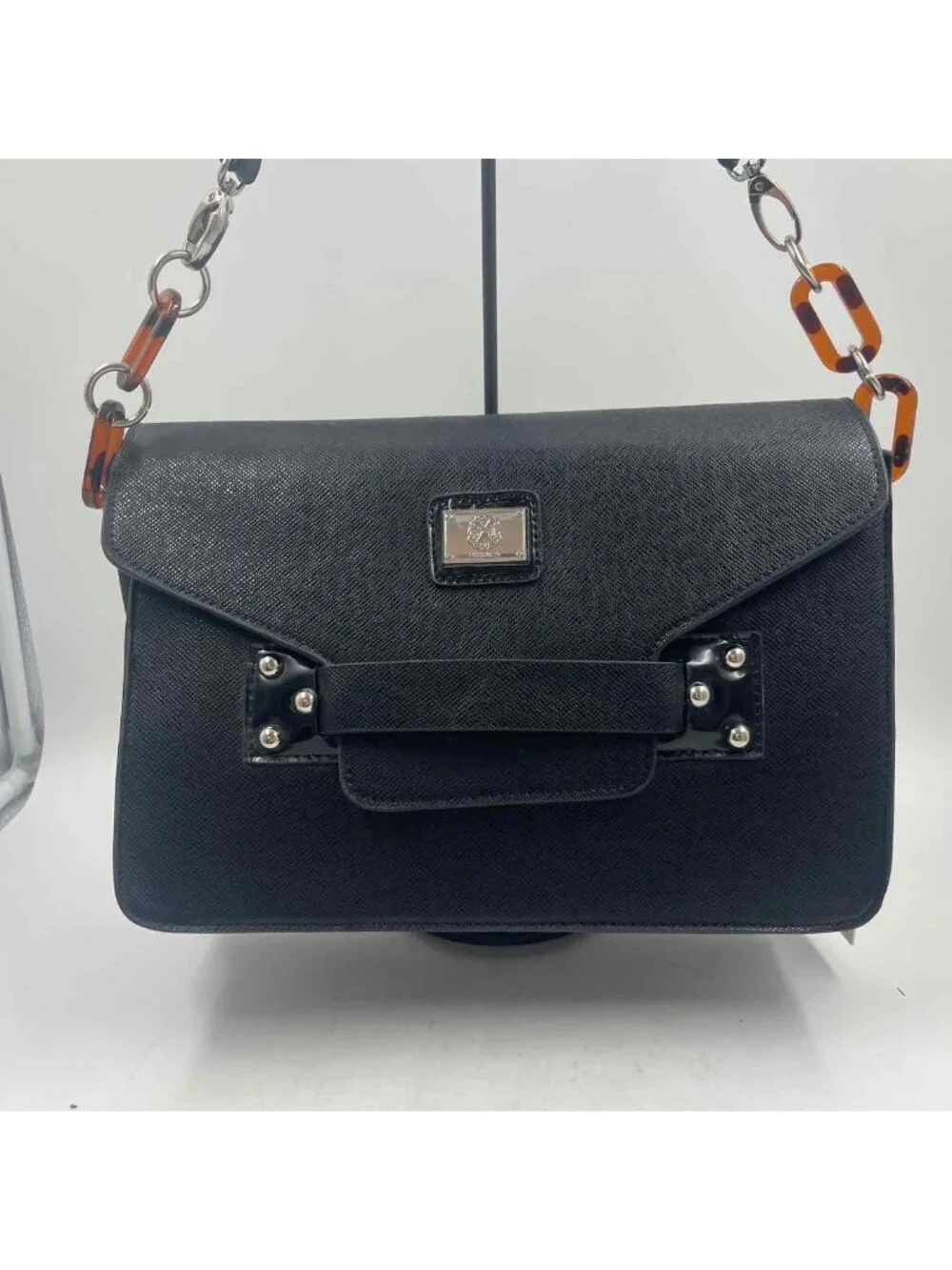 Christian LaCroix Women's Black New with Tags textured Purse